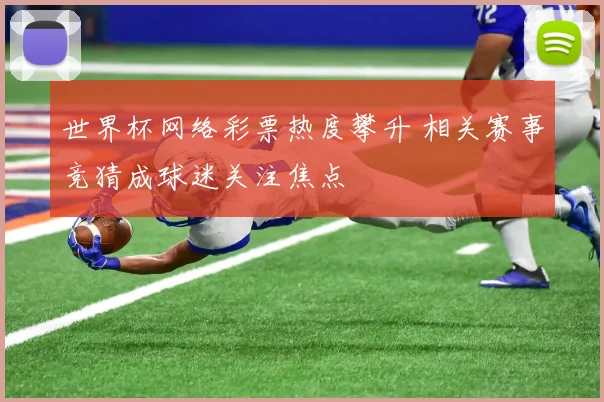 世界杯网络彩票热度攀升 相关赛事竞猜成球迷关注焦点