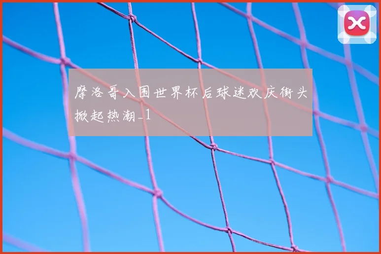 摩洛哥入围世界杯后球迷欢庆街头掀起热潮_1